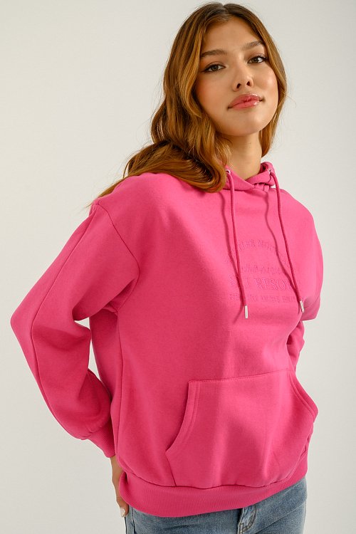 Hoodie with embroidered detail
