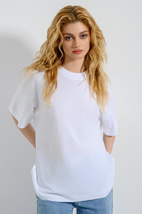 pinkwoman Oversized t-shirt (WHITE) - 6