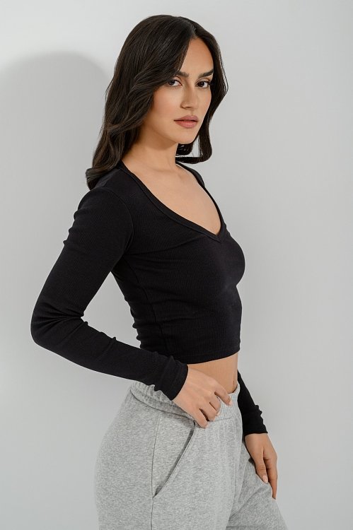 Rib crop top