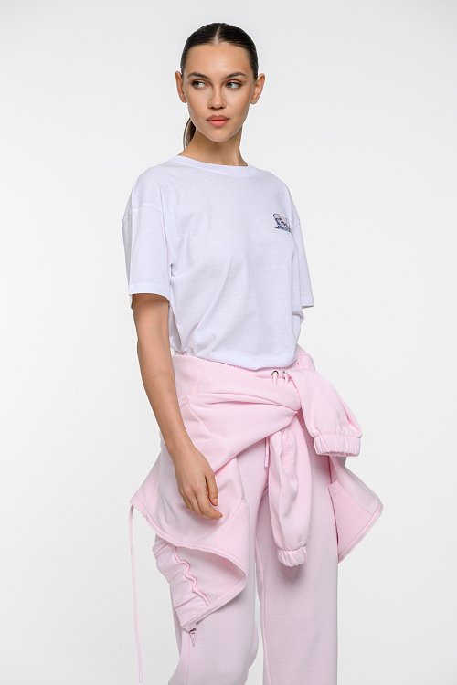 pinkwoman T-shirt με τύπωμα (WHITE) - 5