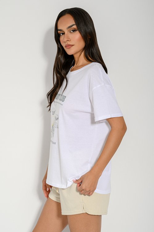 T-shirt με τύπωμα (WHITE) φωτογραφία