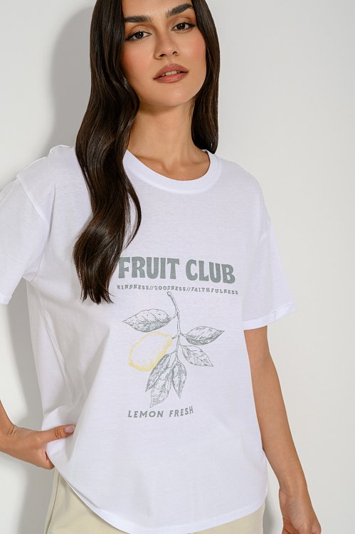 T-shirt με τύπωμα (WHITE) φωτογραφία
