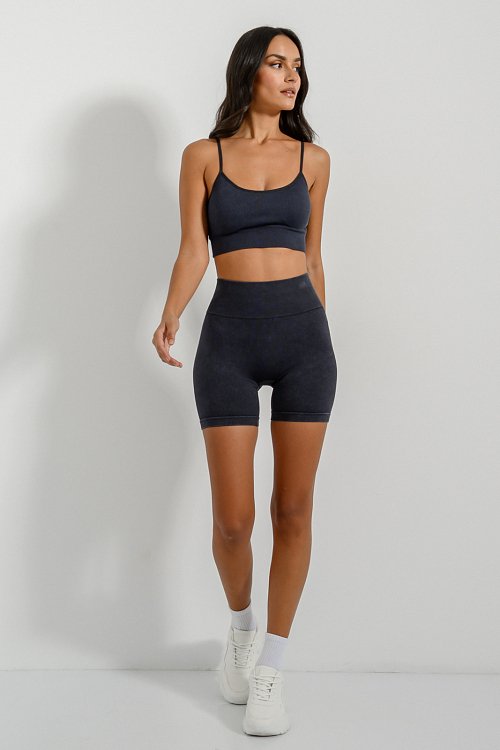 Rib seamless crop top
