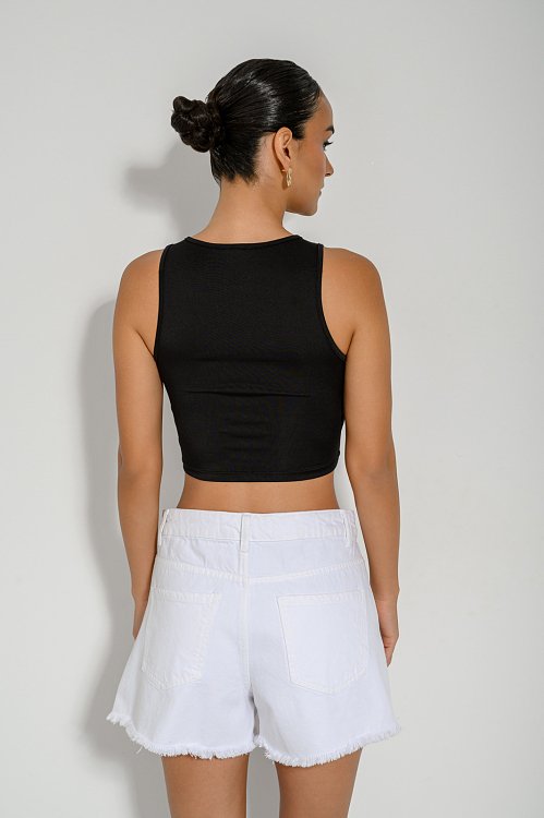 Lycra cropped top