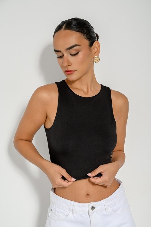 Lycra cropped top