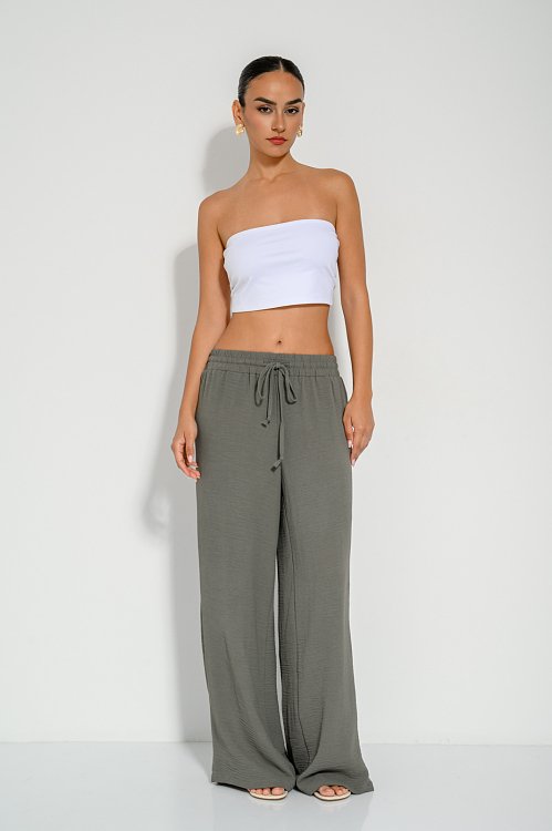 Strapless λύκρα κροπ τοπ (WHITE)