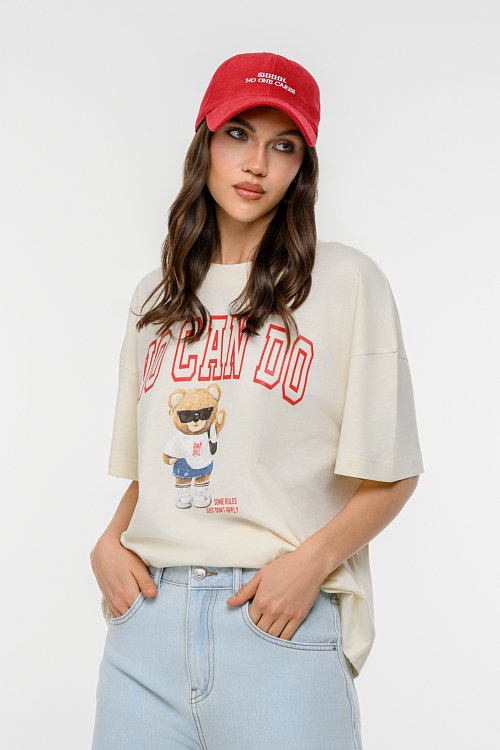 Oversized t-shirt with print
