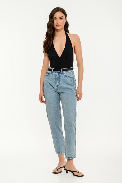 Lycra halter crop top