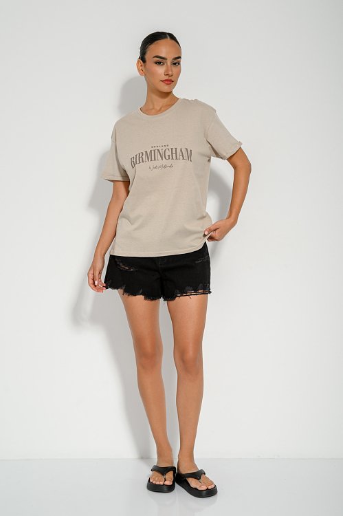 pinkwoman T-shirt με τύπωμα (L.BEIGE) - 6