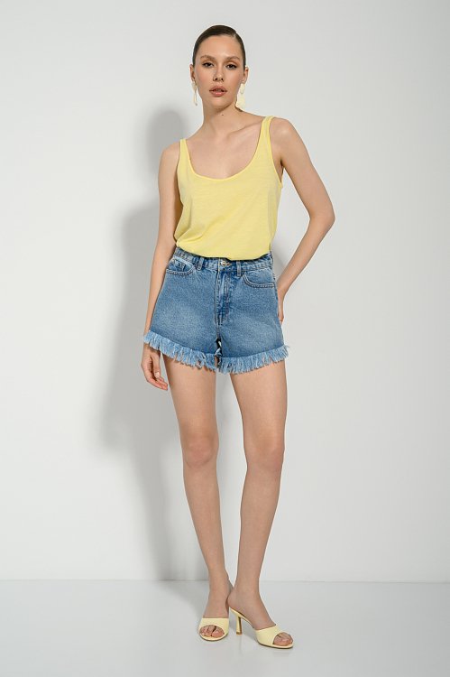 Basic αμάνικη μπλούζα (L.YELLOW)