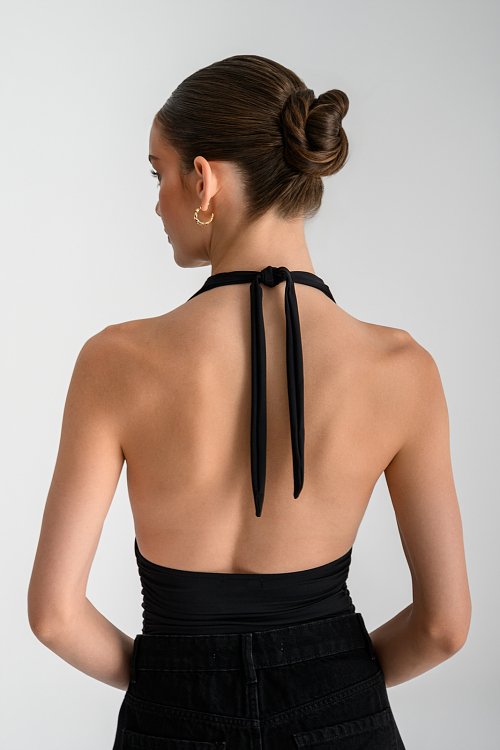 Halter λύκρα κορμάκι
