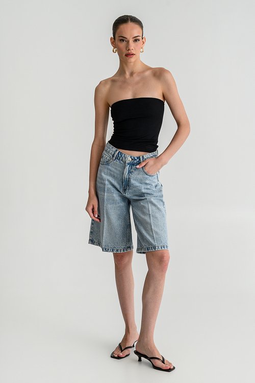 Strapless λύκρα τοπ