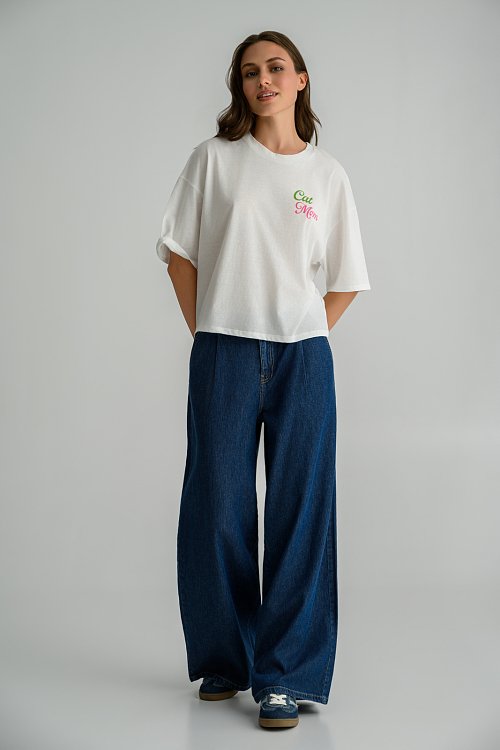 Oversized t-shirt with print