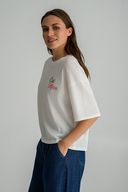 Oversized t-shirt with print
