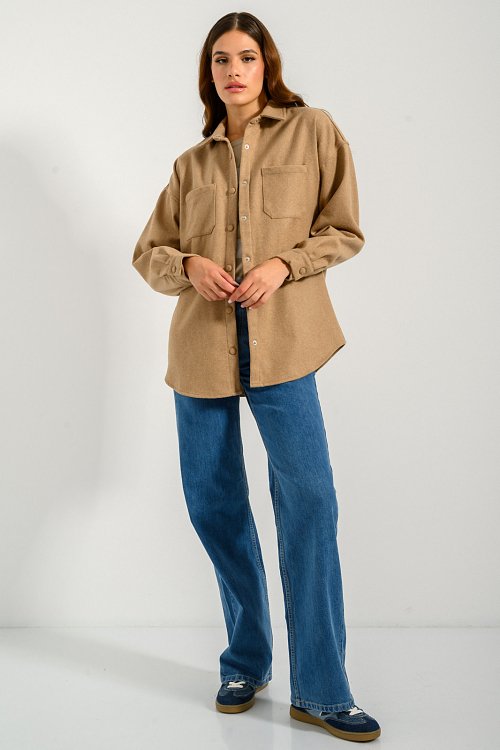Overshirt with pockets
