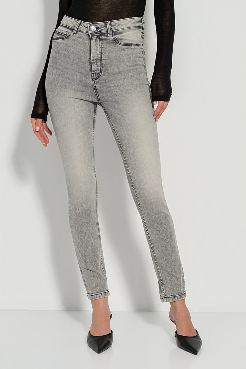 pinkwoman Skinny ντένιμ (GREY) - 2