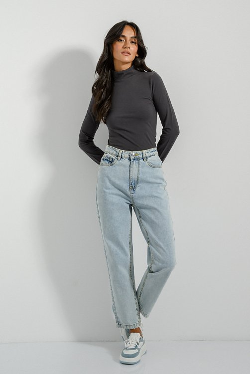 Mom fit ντένιμ