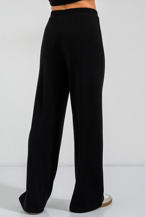 Wide leg trousers with soft sense