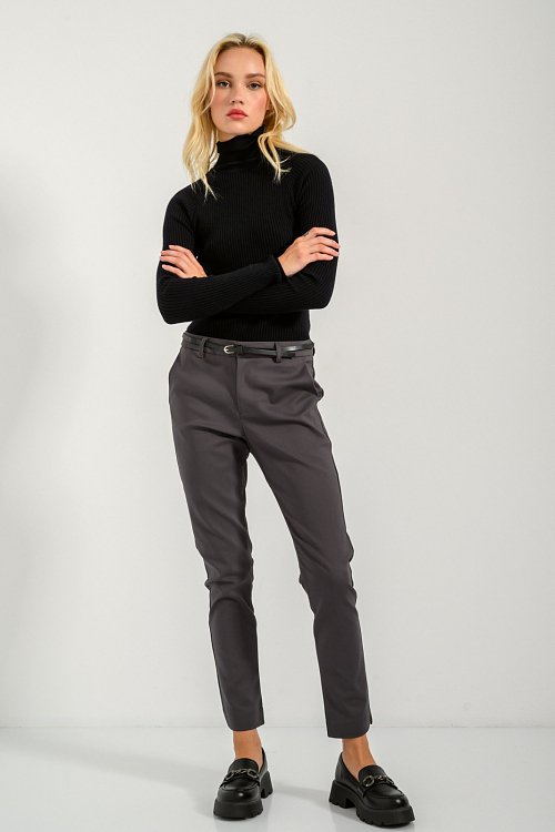 pinkwoman Chinos παντελόνι (ANTHRACITE) - 6
