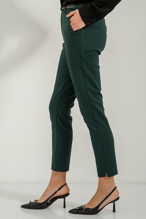 pinkwoman Chinos παντελόνι (DARKGREEN) - 3
