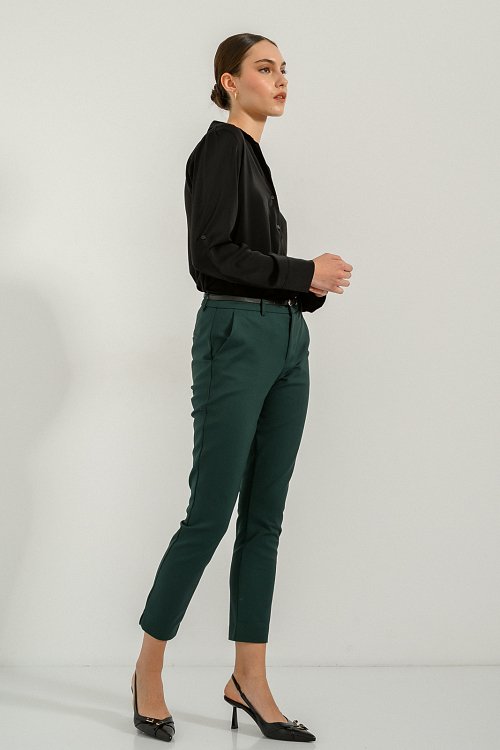 pinkwoman Chinos παντελόνι (DARKGREEN) - 6