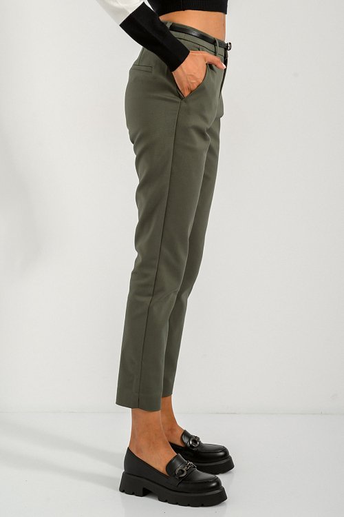 pinkwoman Chinos παντελόνι (KHAKI) - 3