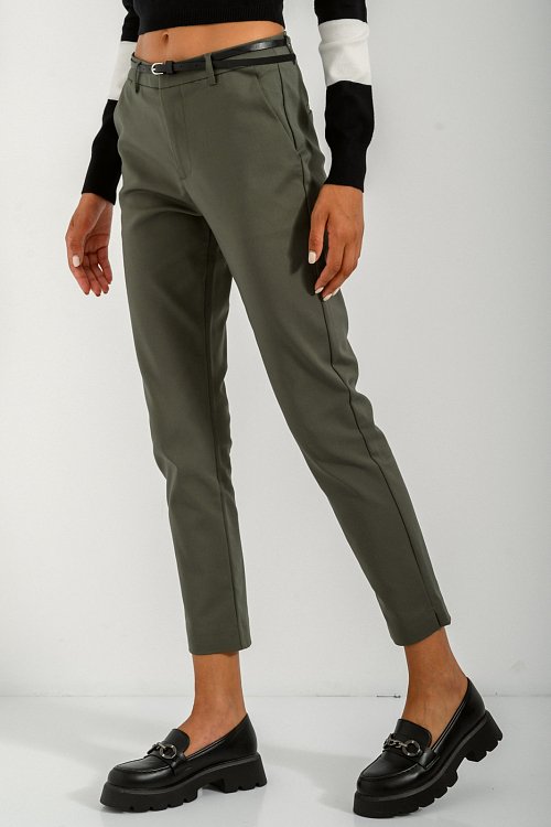 pinkwoman Chinos παντελόνι (KHAKI) - 5