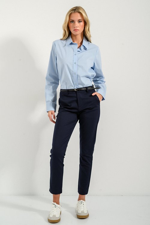pinkwoman Chinos παντελόνι (MARINE) - 5