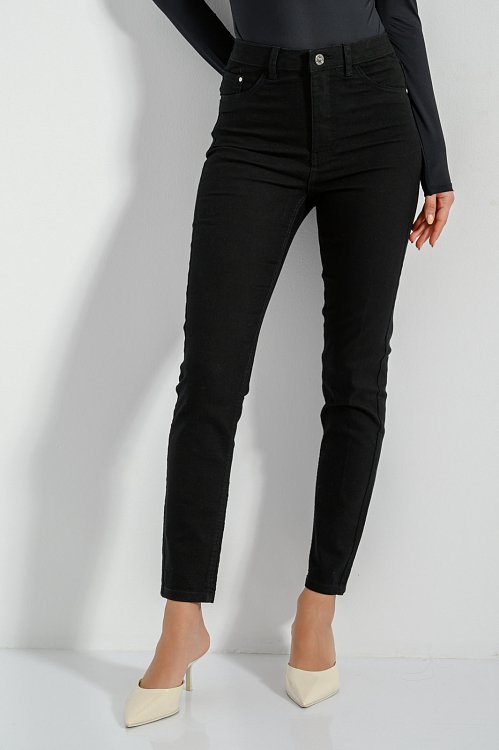 High rise denim