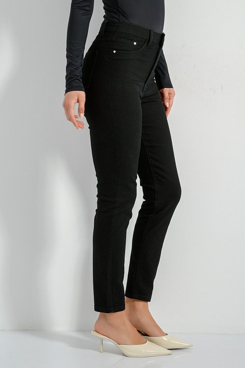 High rise denim