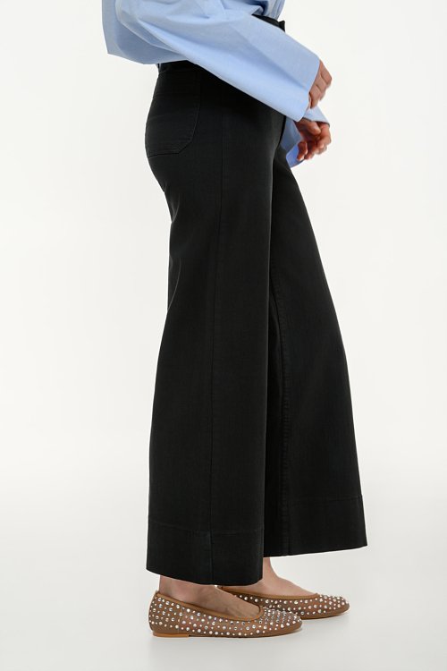 pinkwoman Ντένιμ κιλότ (BLACK) - 4