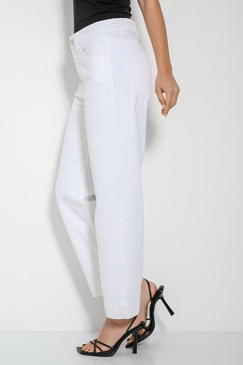 Straight leg ντένιμ (WHITE) φωτογραφία