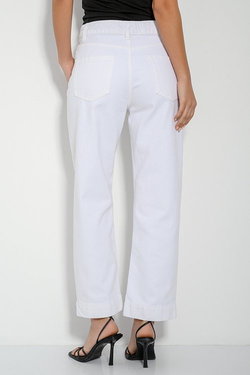 Straight leg ντένιμ (WHITE) φωτογραφία