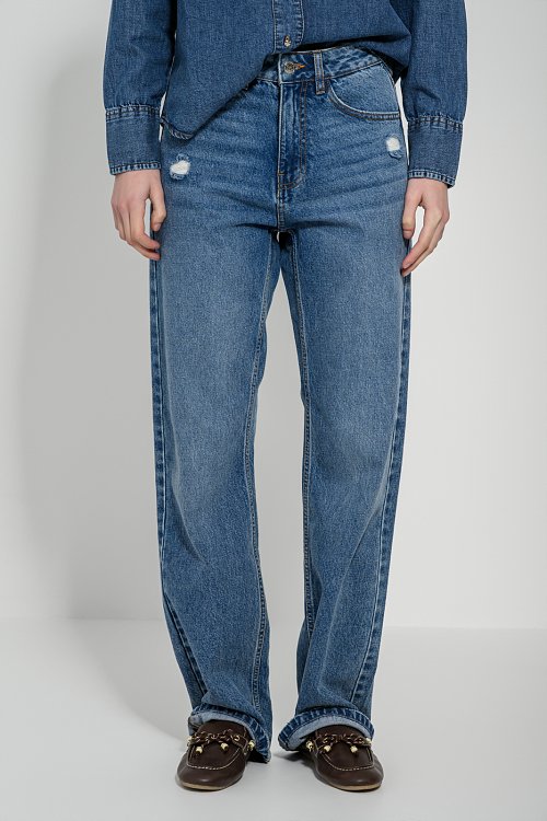 Straight leg ντένιμ (MEDIUM BLUE) φωτογραφία