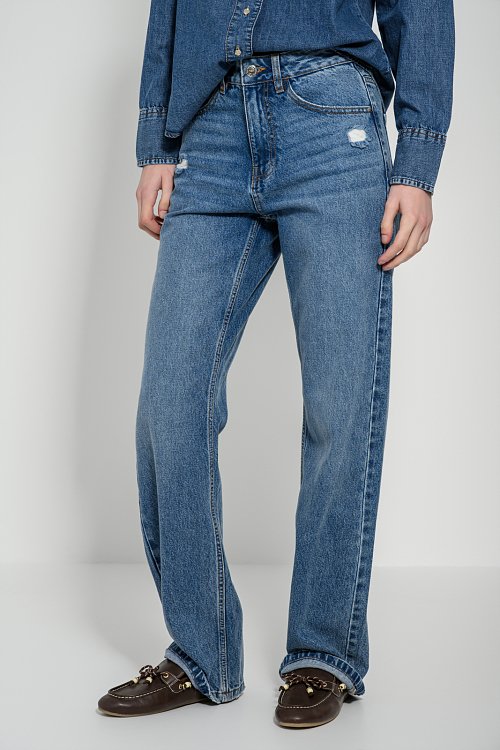 Straight leg ντένιμ (MEDIUM BLUE) φωτογραφία