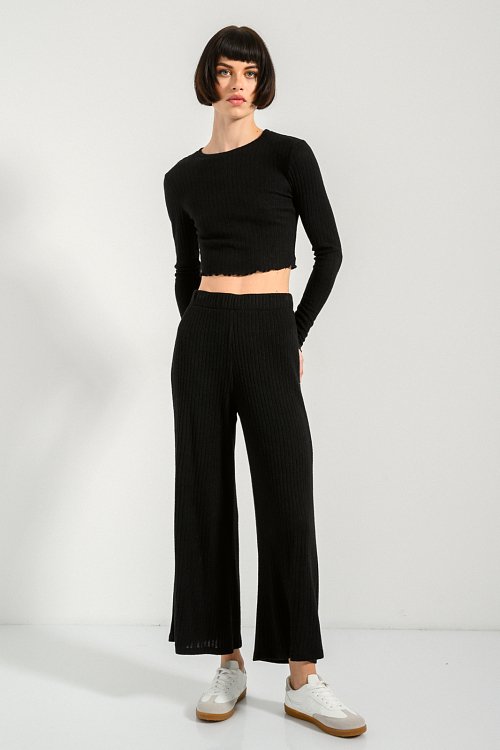 Rib culottes
