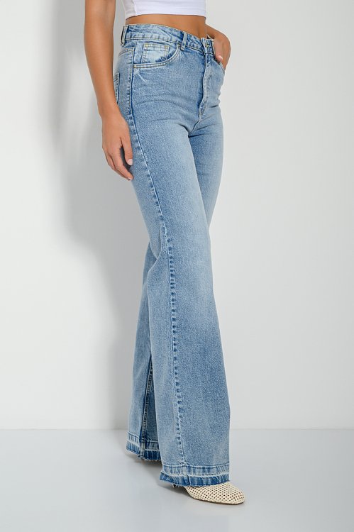 Wide leg ντένιμ