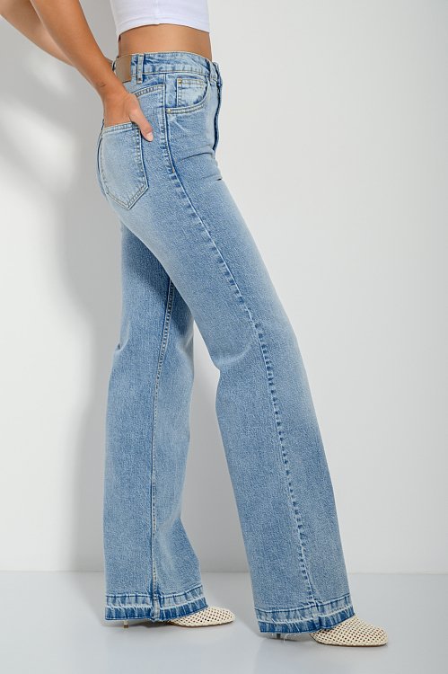 Wide leg ντένιμ