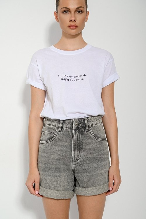 Mom fit ντένιμ σορτς