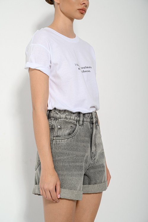 Mom fit ντένιμ σορτς