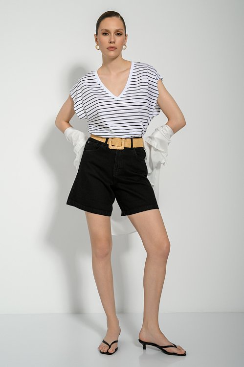 Mom fit ντένιμ σορτς