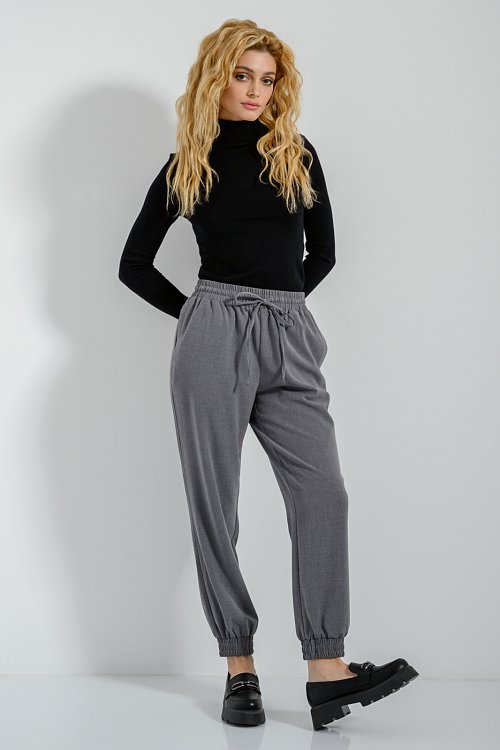 Jogger παντελόνι φόρμα με λάστιχο (GREY MARL) φωτογραφία