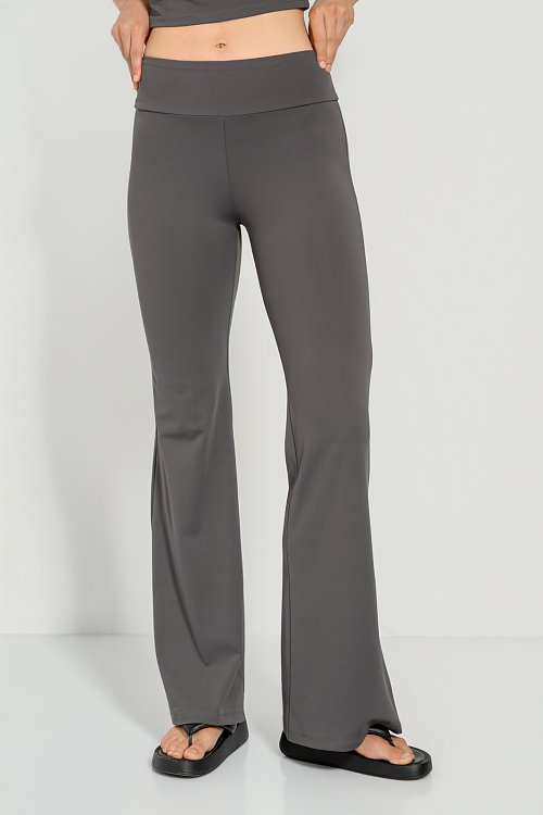 Flared παντελόνι λύκρα (ANTHRACITE) φωτογραφία