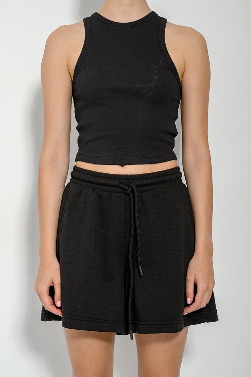 Bermuda sweatshorts with pockets