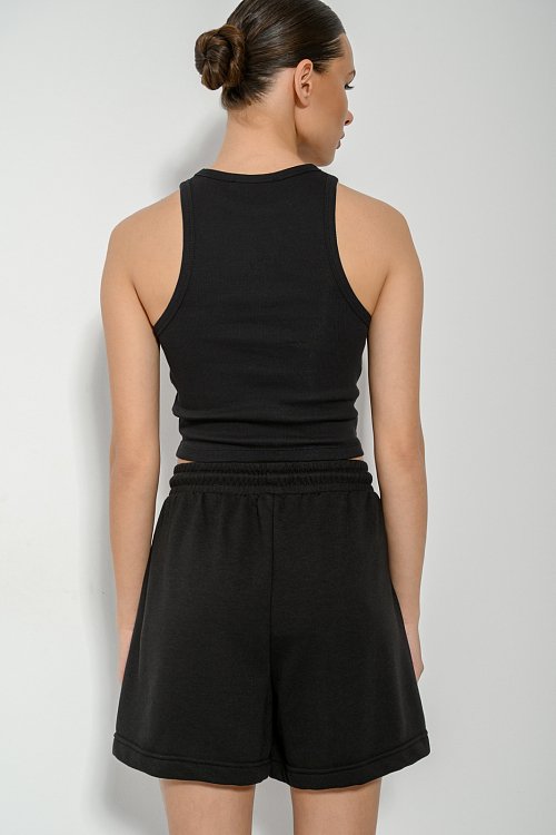 Bermuda sweatshorts with pockets