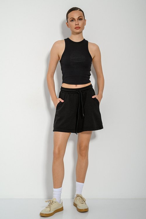 Bermuda sweatshorts with pockets