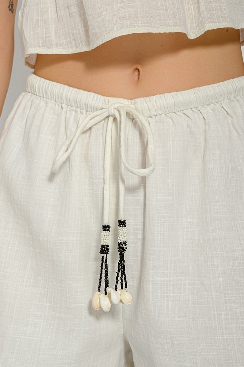 Shorts with cord details