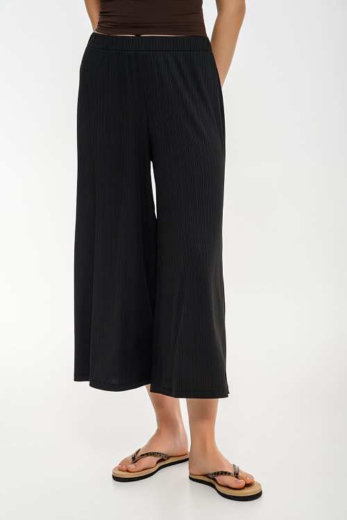 High rise culotte trousers