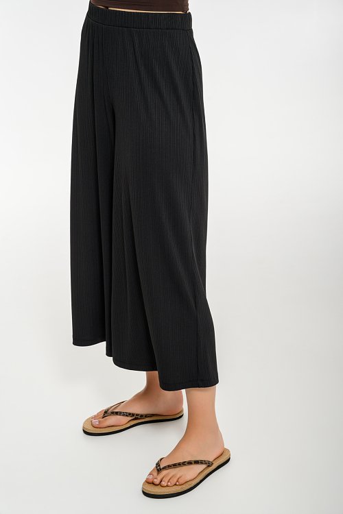 High rise culotte trousers