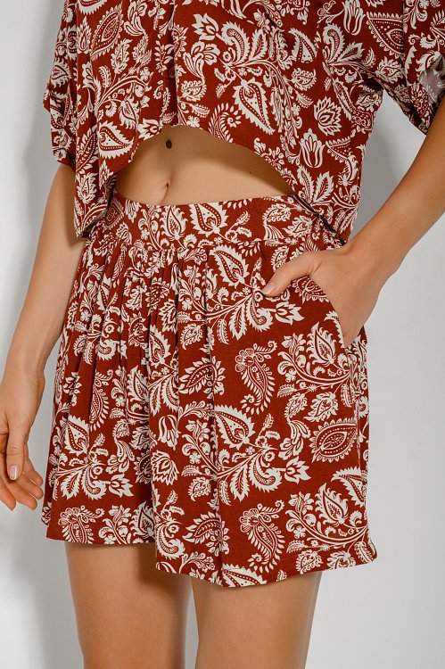 Paisley shorts